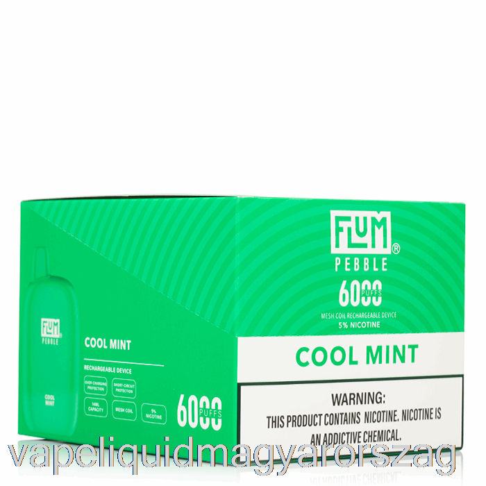 [10-es Csomag] Flum Pebble 6000 Eldobható Vape E Cigi